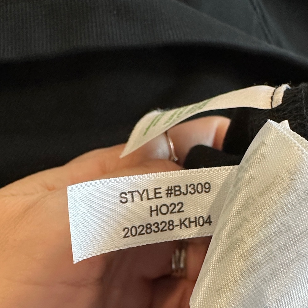 J. Crew Black Half Zip Rugby Pull Over 100% Cotton - Picture 8 of 9